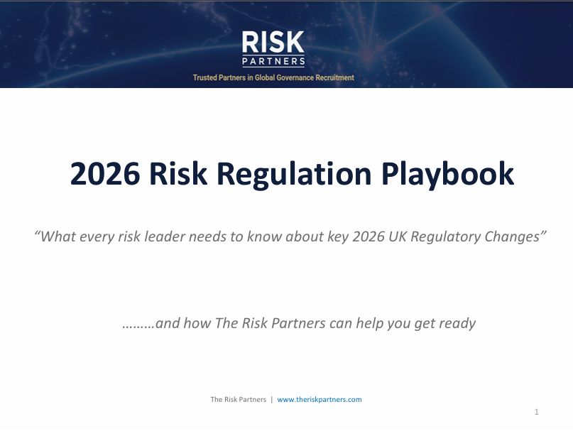 2026 Risk Regulation Playbook